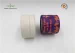 Offset 4 Color Printing Cardboard Cylinder Tubes For Food Packing