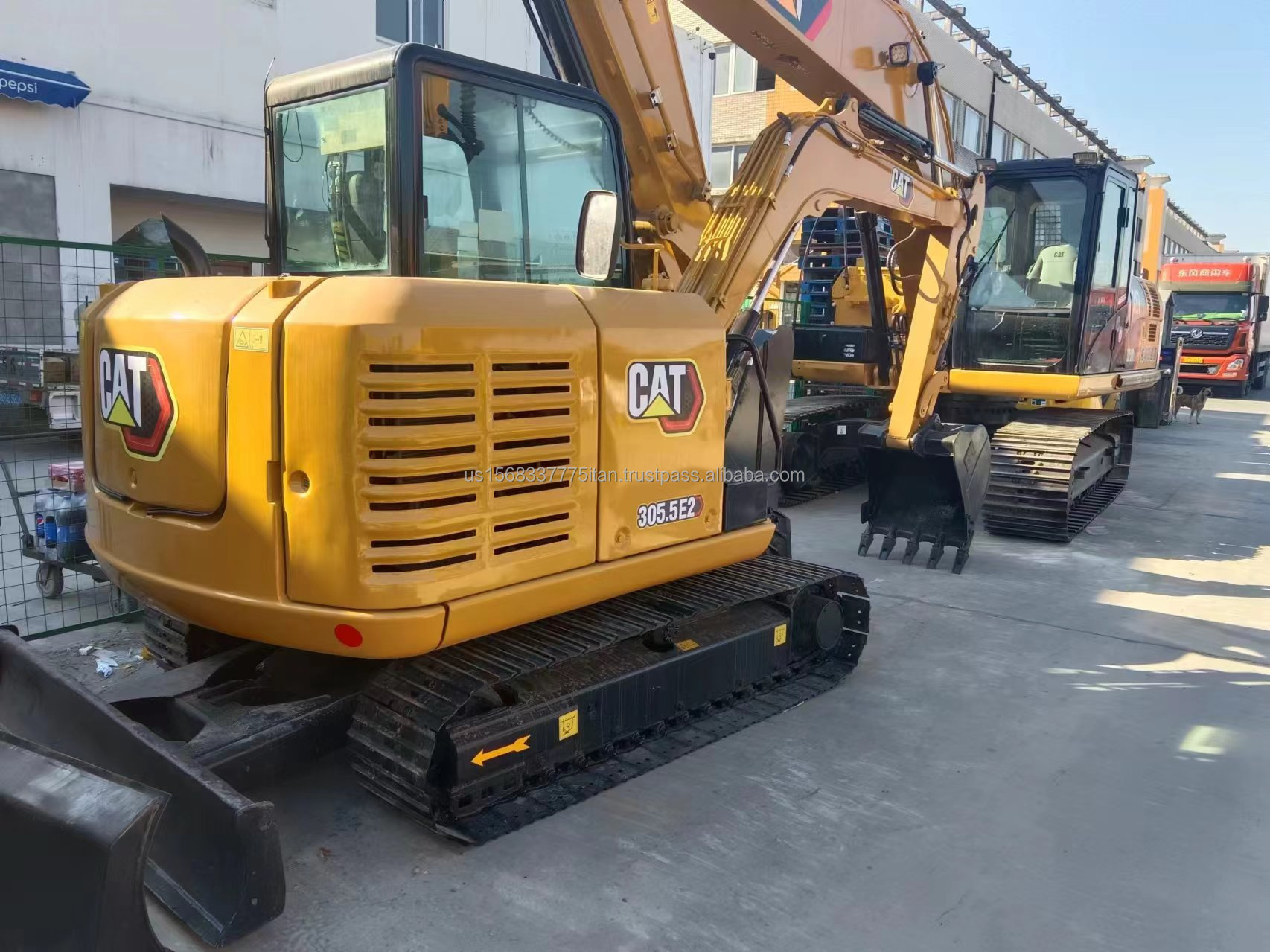 0-2000 Working Hours Used Caterpillar Cat 305.5 Excavator with 0.8m3 Bucket Capacity