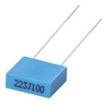 0.1uF Metallized Polypropylene Film Capacitor 7.2 Mm Height For General Purpose