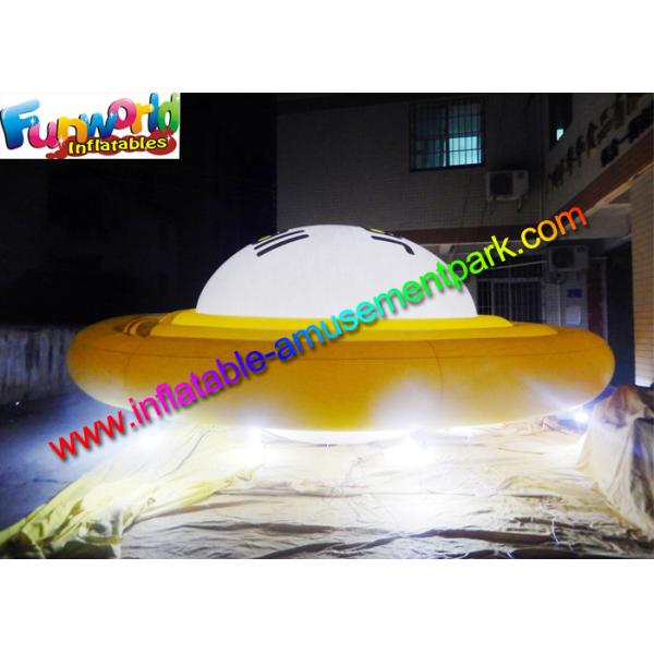 China Advertising Inflatables UFO Helium Balloon With LED Lighting Decoration factory