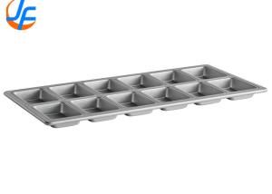 China RK Bakeware China Foodservice NSF 12 Compartment Aluminum Loaf Bread Pans Bread Tin factory