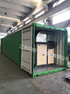 China Environment Protection Carbon Steel PSA Nitrogen Generator Container Type -40℃ Dew Point factory