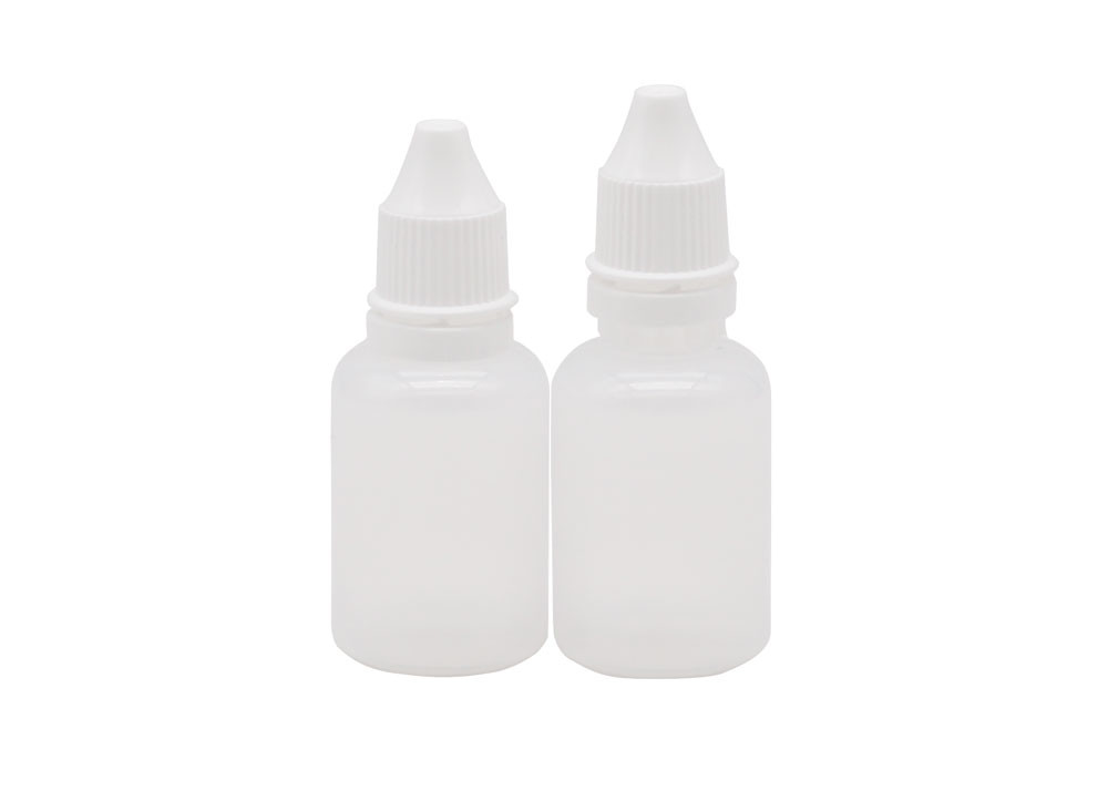 Transparent PE 15ml Plastic Refillable Eye Drop Empty Bottle