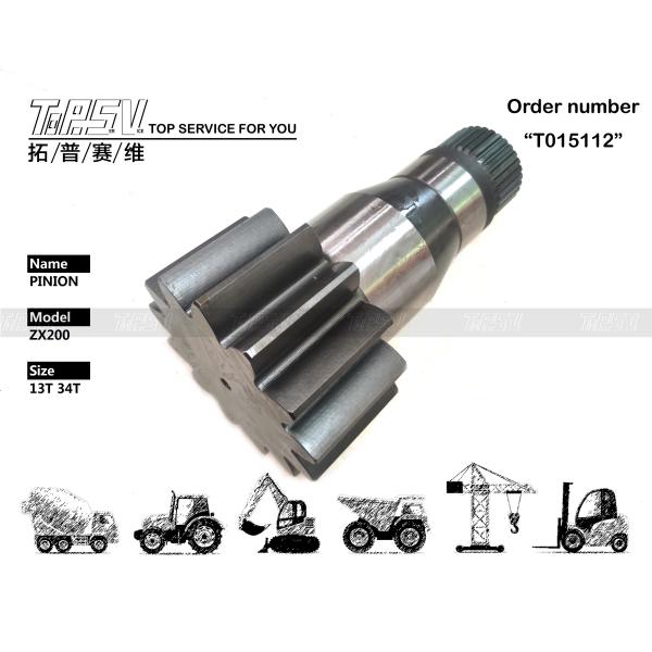 2044634 High Durability ZX200 Excavator Swing Pinion Air Conditioner Parts for