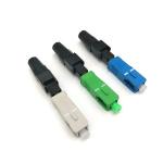 Field Quick Assemble Fiber Fast Connector SCAPC Dust Proof UL Rated Plastic
