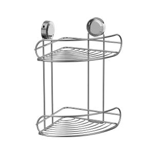 China Multi Function Stainless Steel Hanging Shower Caddy With Suction Cup factory