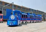 Thomas Outdoor Electric Trackless Train Tour Carousel Machine In Blue Color