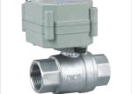Encapsulated Sanitary Electric Actuated Ball Valve With 3 Piece Field Serviceabl