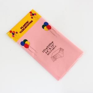 China Party Plastic Tablecloth 5 Pack Red Disposable Rectangle Table Cover factory