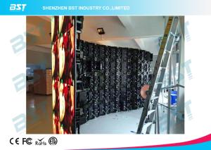China Indoor Rental LED video Display Performance 500mm X 500mm inner and outer arc factory