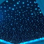 RF Remote RGB Lights Fiber Optic Star Ceiling Panels Polyester Fiberboard For