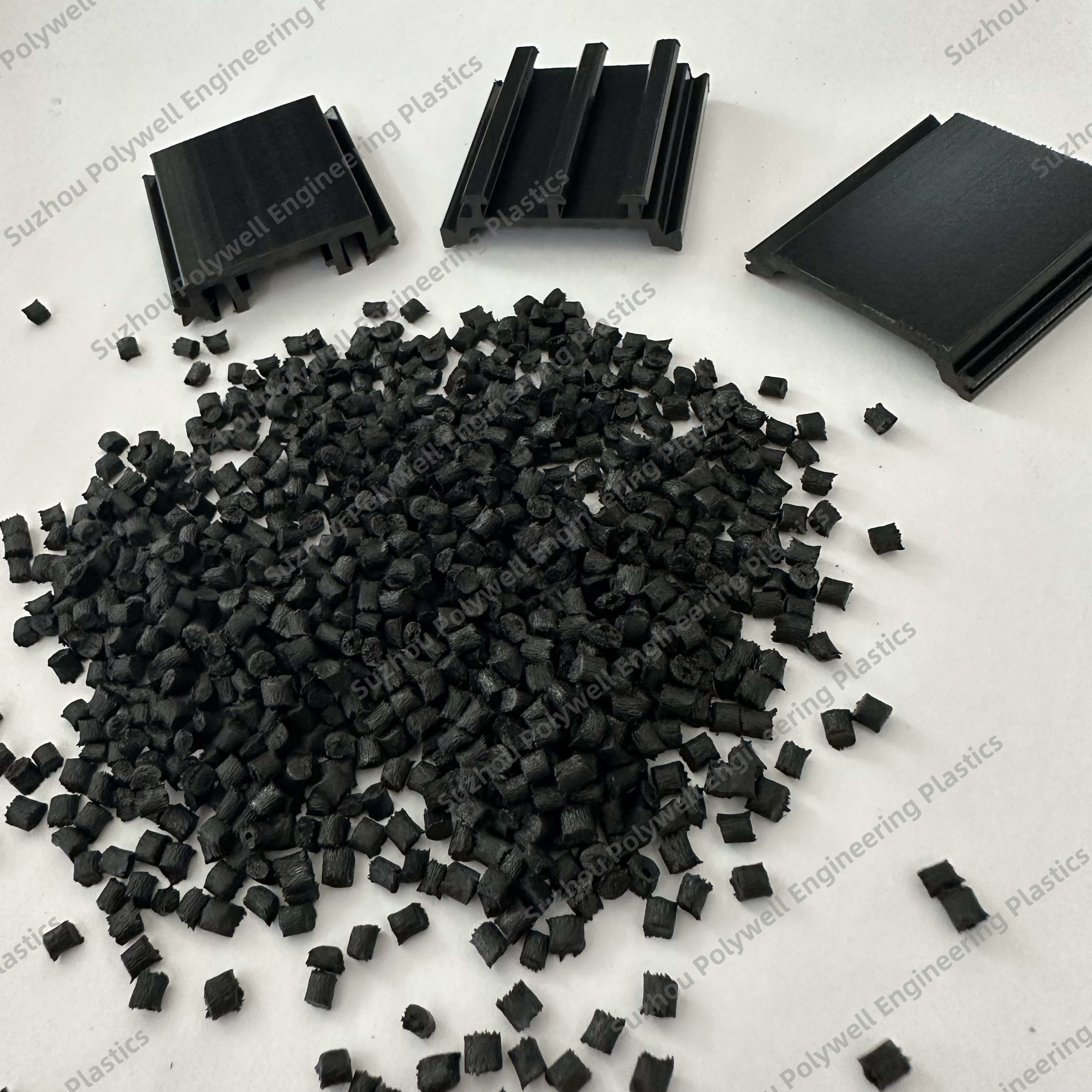 Fire Flame Resistant Nylon PA66 Glass Reinforced Polyamide Pellets Particles Customized