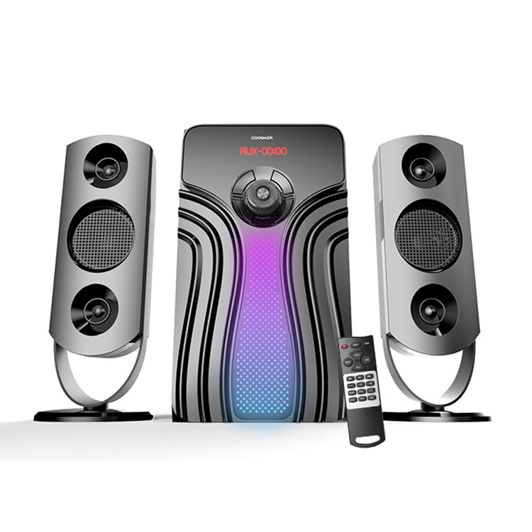 CE 50W 2.1 Stereo Speakers With USB FM AUX Bluetooth Remote Control