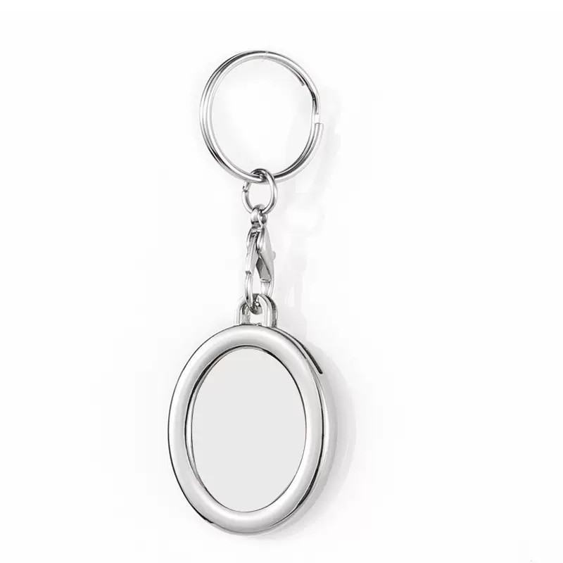 DIY Keyring Personalized Sublimation Photoframe Keyrings Printable Pendant Keychains Ornaments