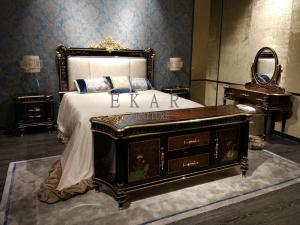 China 2015 classic bedroom furniture wooden master design bed TA-031 factory
