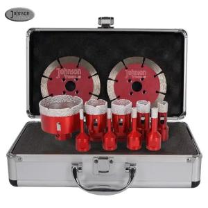 China Vacuum Brazed Coring Drilling Hole Saw Set Diamond Crowns Core Drill Bit For Ceramics Tiles Marble Granite Porcelain factory