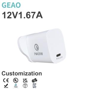 China 12V 1.67A Phone GaN Fast Charger Quick Charge 3.0 High Powered factory