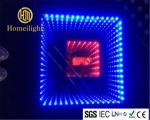 Hotel Magic Mirror Abyss Floor Tiles Game Hall Bar Wedding Double Tunnel Dance
