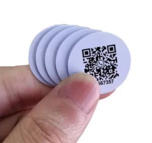 China 125Khz RFID smart card tag small size coin tag , RFID low frequency tag , RFID pvc card factory