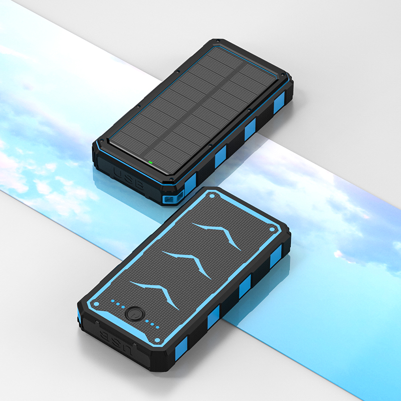 Quick Charge Support Solar Power Bank 20000mAh for Cell Phones and Smartphones