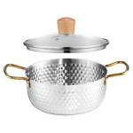 Multi-function Kitchen Cooking Pot Induction Stock Pot Stainless Steel Korean