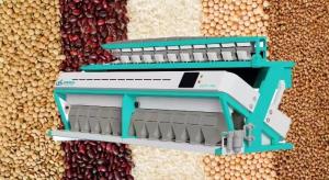 China High Output Intelligent Rice Beans Color Sorter Machine 11.0 - 19.0 T/H factory