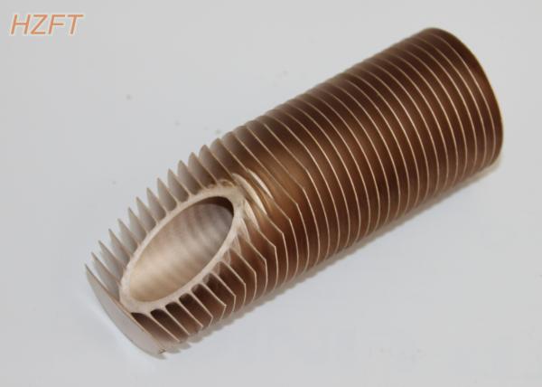 Heat Transferring Integral Finned Tubes Roll forming for Oil Cooler , 14MM Inner