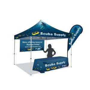 China Advertising Craft Fair Canopy Tents UV Protection Waterproof Fire Resistance PVC Coating factory