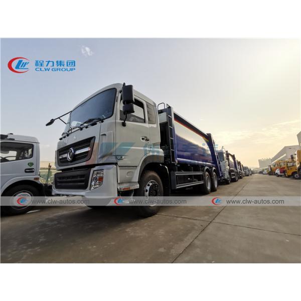 China LHD Dongfeng 6X4 20CBM Rear Loader Garbage Compactor Truck factory