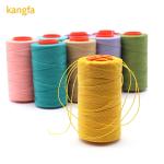 Green Polyester Sewing Thread Hand-sewn Leather Waxed Thread 0.5mm OEM ODM