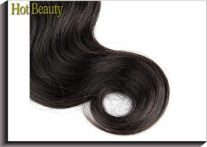 China Brazilian Body Wave Virgin Human Hair Natural Hair Extensions Black factory
