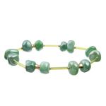 Geometric Fresh Green Color Crystal Beads Bracelets Vintage Style Gift For Her