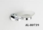 Brass Sanitary Pretty Bathroom Accessories , Elegant Bathroom Sets Glass Shelf