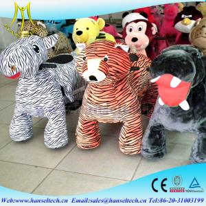 China Hansel entertainment center kids entertainment machines kids amusement park supermaket indoor moving animal scooters factory