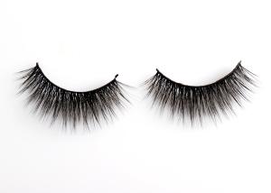 China OEM 3D Silk Mink Eyelash Extensions Synthetic Without Chemical Processing Or Dyes factory