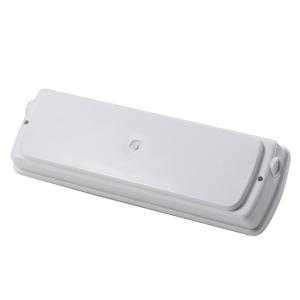 China IP65 Waterproof LED Emergency Commercial Rechargeable Light Milky Cover 220V factory