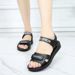BS122 New Casual Orange Blue Slippers Female Summer Fashion Flat Non-Slip Outer