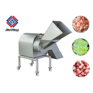 China Small Vegetable Dicer Machine / Tomato Cuber Machine 1000KG/H Output on sale
