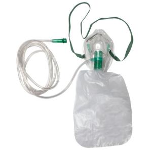 China Medical Disposable Non Rebreather Oxygen Mask With 1000ml Reservoir Bag factory