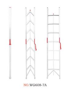 China Aluminum Alloy 6063 2x8 Portable Folding Ladder factory