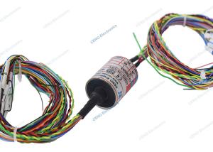 China 100m Ethernet Signal Electrical Capsule Slip Rings Mini 22mm For Medical Equipment factory
