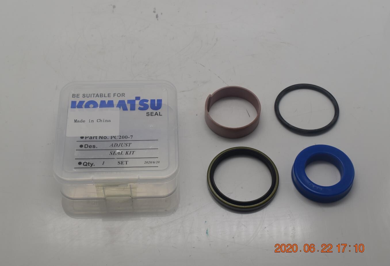 PC200-7 Track Adjust Seal Kit For 6D102 Engine Parts