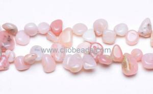 China Peruvian Pink Opal Drop Style Chips factory