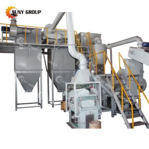 China Li Ion Batteries Dismantling Crushing Plant with Scrap Metal Shredders 200-1000KG/H factory