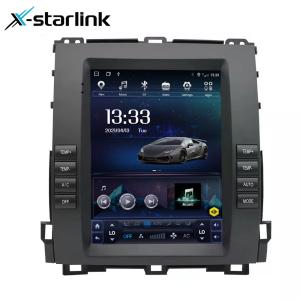 China Vertical Screen Tesla Style Car Multimedia For Toyota Prado LC100 LC120 2002-2009 factory