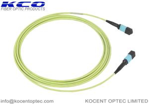 China OM5 50/125 MPO MTP Patch Cord Female Truck Cable Interconnect Assemblies factory