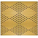 Interior Decoration MDF Board Wood Perforated Studio Room Acoustic Insulation