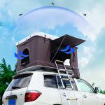 Outdoor 4 Season Roof Top Tent Breathable Rip Stop Canvas Stainless Steel