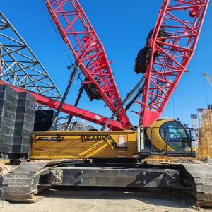 China Energy Saving 400T Crawler Crane Sany 1.2 Km/H Travel Speed factory
