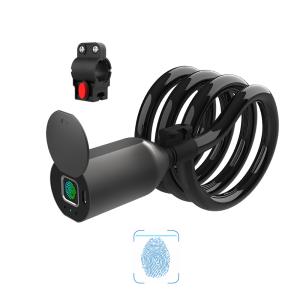 China Black Waterproof Homesafe Security System Steel Wire Cable Bike Lock Rope factory